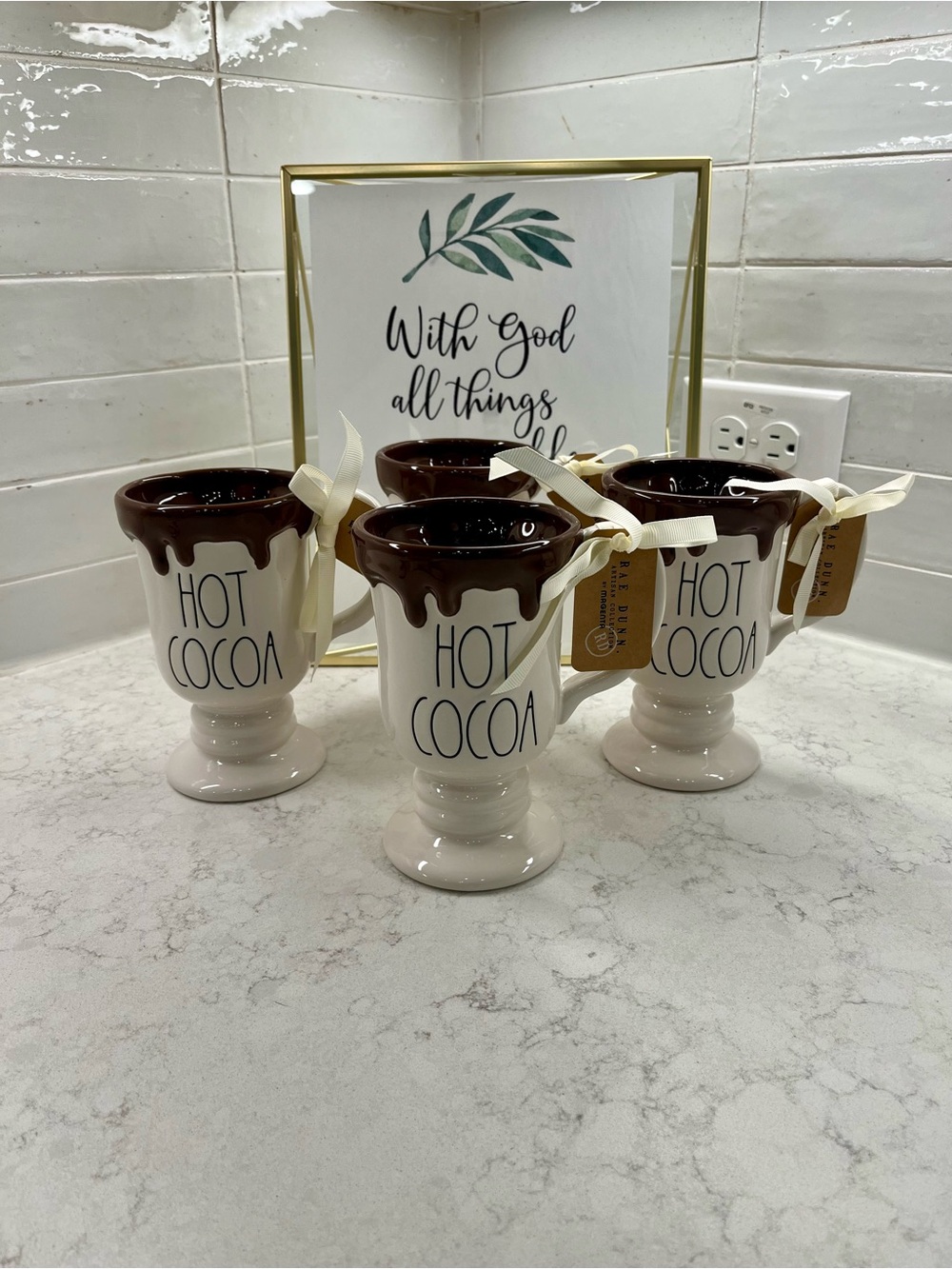 Rae Dunn Hot Coca Mugs